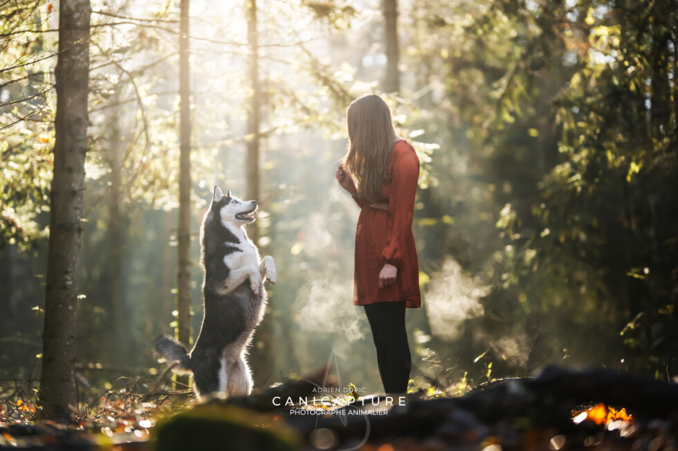 Portrait d'une duo en pleine nature